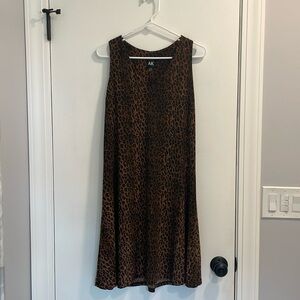 Anne Klein Leopard Print Dress Size 4
